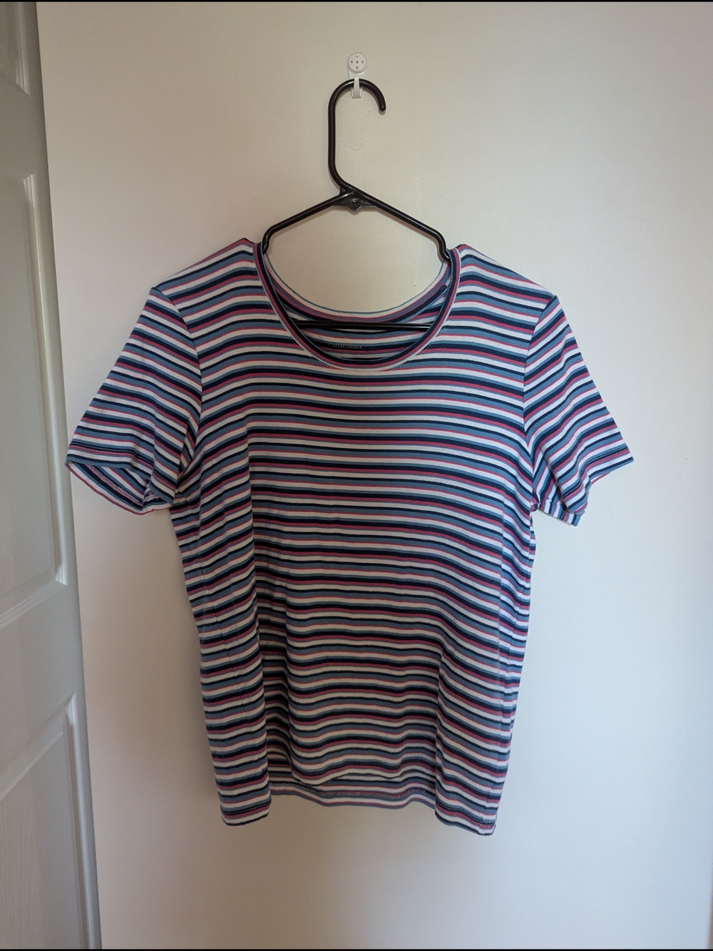 Striped Short Sleeve Crewneck Tee - Northern Reflections
